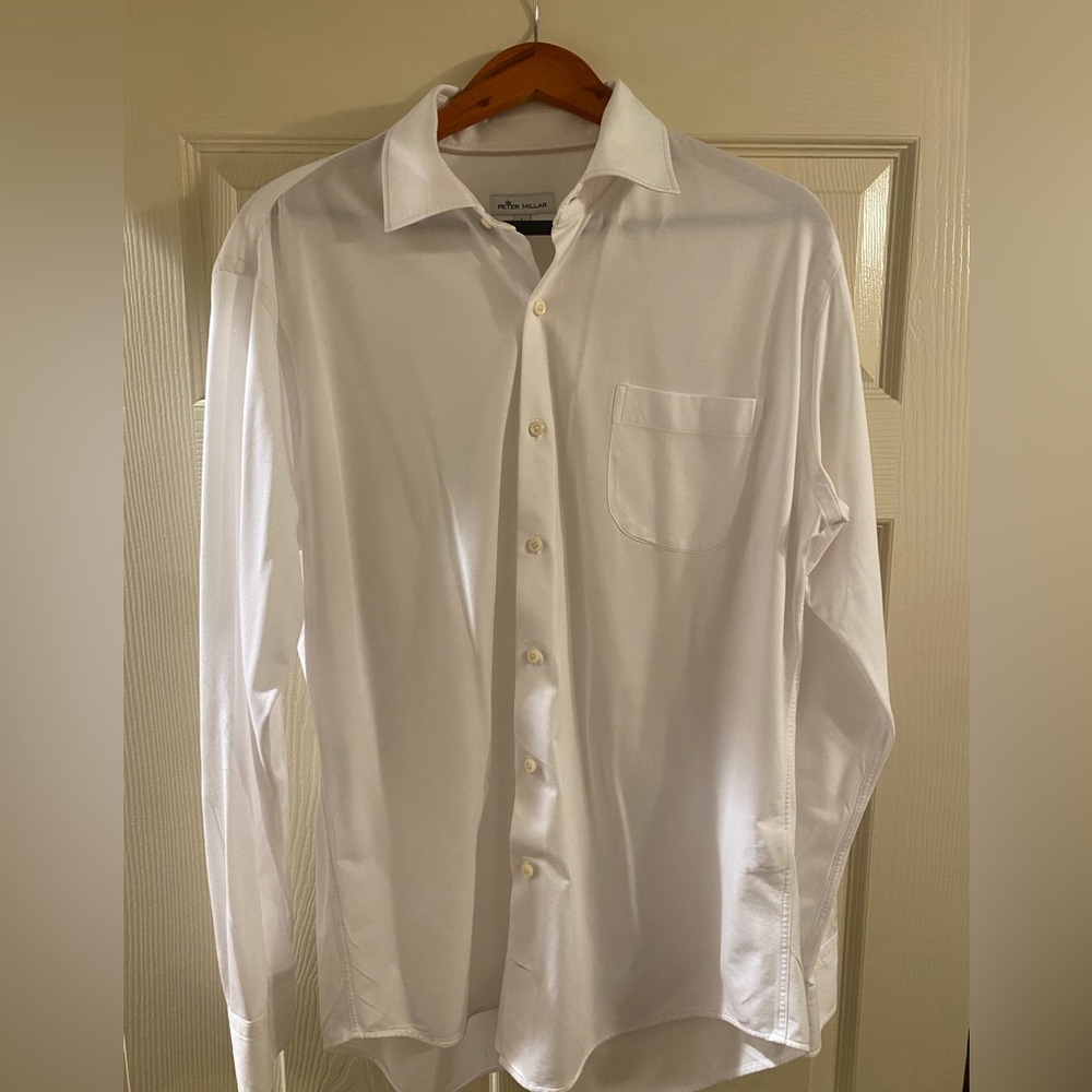 Peter Millar White Dress Shirt